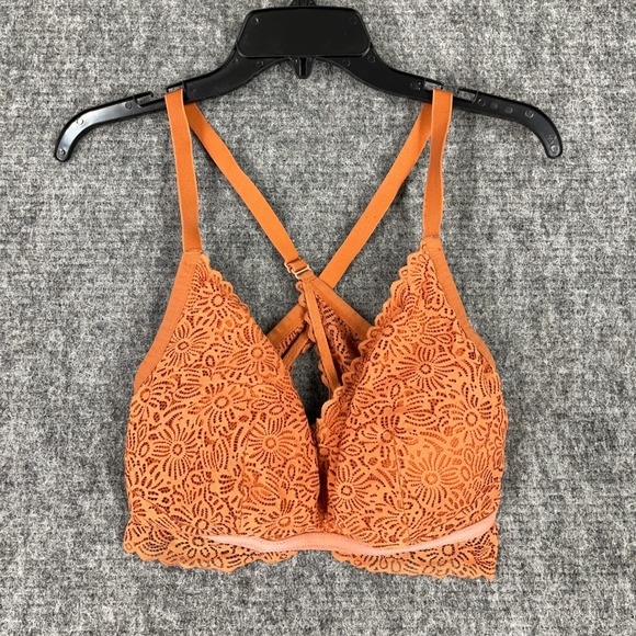 Auden XXL Lace Lightly-Lined Crossback Bralette Adjustable Straps Coquette - Picture 1 of 10